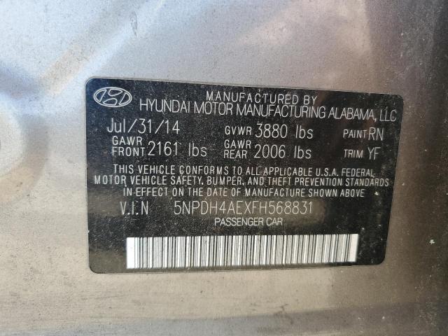 2015 HYUNDAI ELANTRA SE - 5NPDH4AEXFH568831