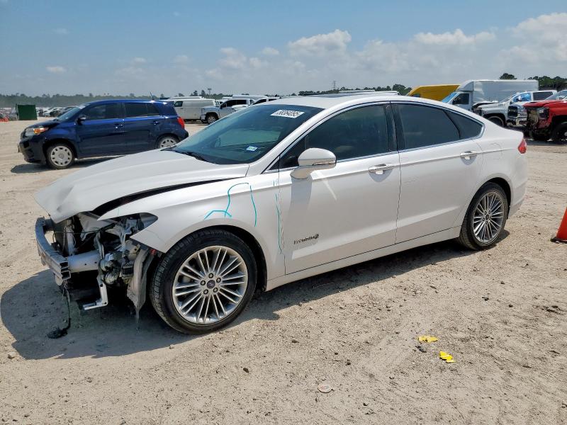 FORD FUSION SE 2014 white sedan 4d hybrid engine 3FA6P0LU1ER110489 photo #1