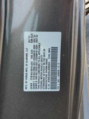 2018 HONDA ODYSSEY TO 5FNRL6H84JB005944