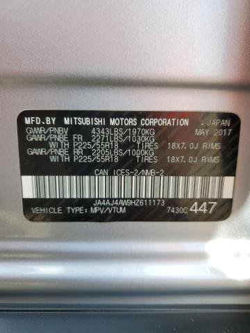 2017 MITSUBISHI RVR SE LIM JA4AJ4AW9HZ611173