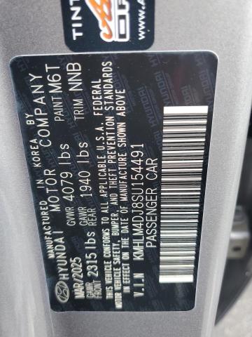 2025 HYUNDAI ELANTRA BL KMHLM4DJ8SU154491
