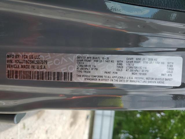 2021 JEEP GLADIATOR - 1C6JJTBG5ML507579