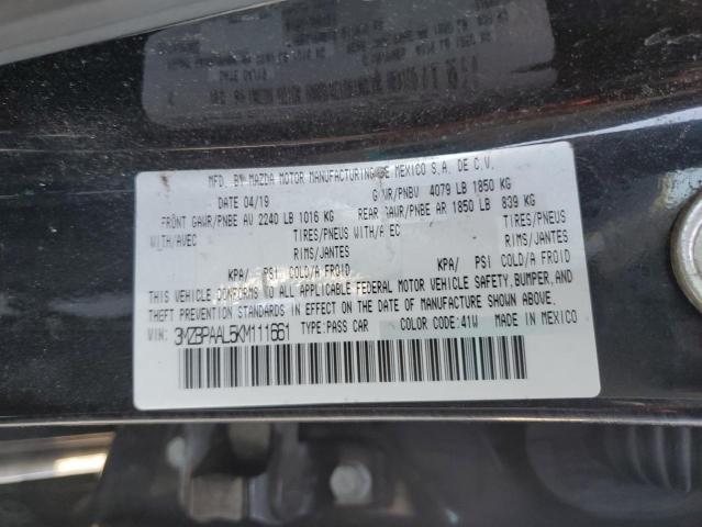 2019 MAZDA 3 SELECT 3MZBPAAL5KM111661