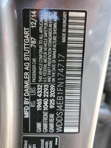 2015 MERCEDES-BENZ CLA 250 - WDDSJ4EB1FN174717