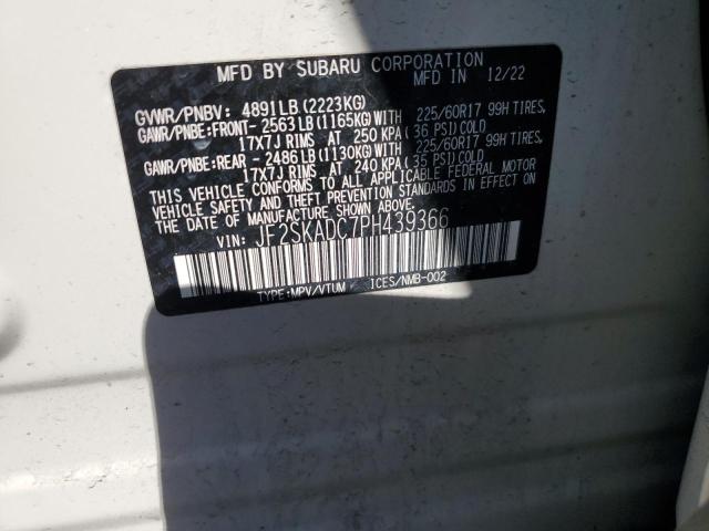 2023 SUBARU FORESTER P JF2SKADC7PH439366