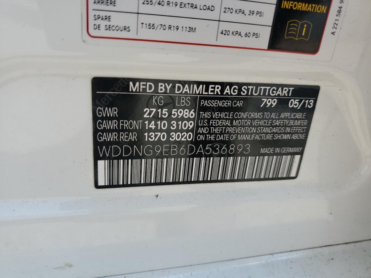 MERCEDES-BENZ S-CLASS 550 4MATIC