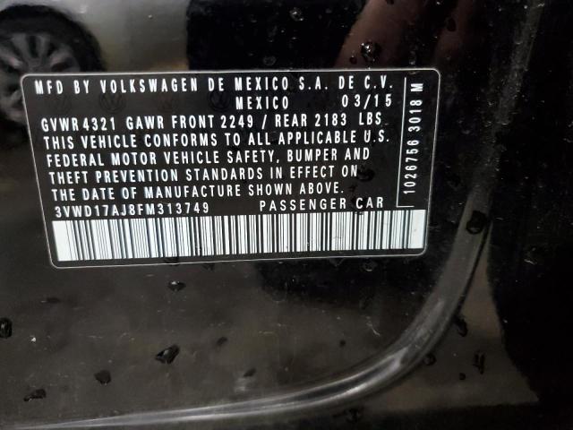 2015 VOLKSWAGEN JETTA SE 3VWD17AJ8FM313749