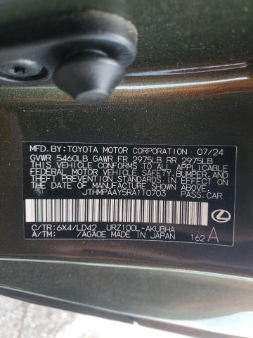 2024 LEXUS LC 500 JTHMPAAY5RA110703