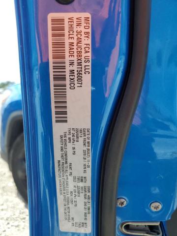 2021 JEEP COMPASS LA 3C4NJCBBXMT560071