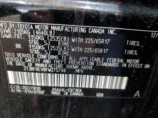 2015 TOYOTA RAV4 LE 2T3BFREV8FW275748