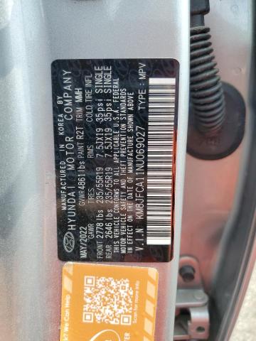 2022 HYUNDAI TUCSON SEL - KM8JFCA11NU069027