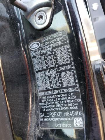 2020 LAND ROVER DISCOVERY SALCP2FX6LH845409