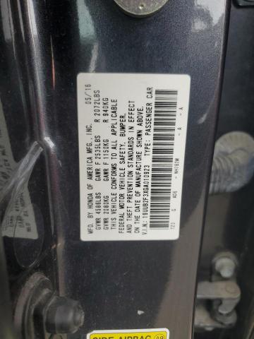 2016 ACURA TLX 19UUB2F3XGA010923