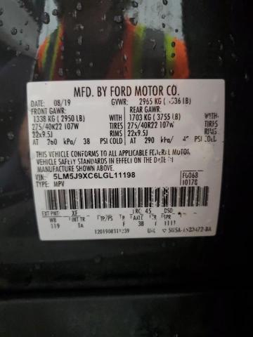 2020 LINCOLN AVIATOR BL 5LM5J9XC6LGL11198