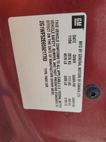 2005 CHEVROLET IMPALA #3296292405