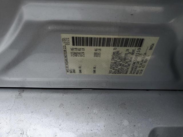 2021 NISSAN MAXIMA SV 1N4AA6CV3MC508159