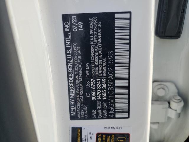 2023 MERCEDES-BENZ EQE SUV 35 4JGGM1CB5PA021593