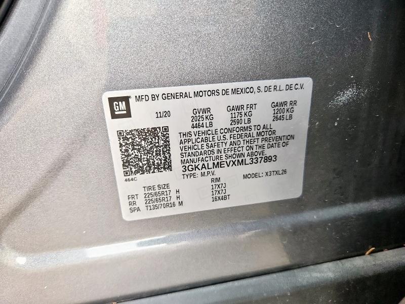 2021 GMC TERRAIN SLE 3GKALMEVXML337893