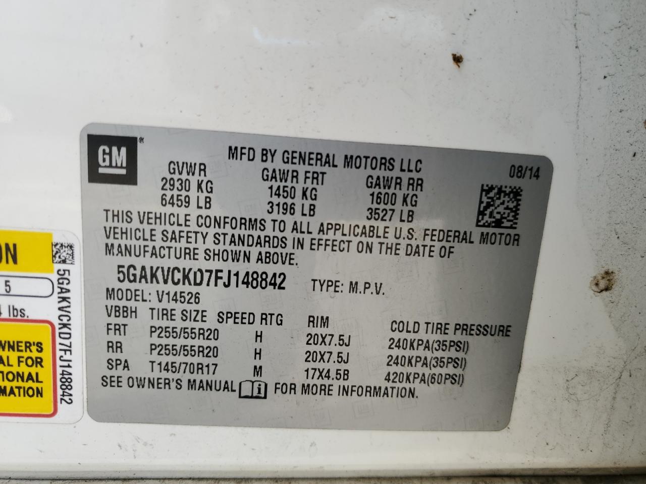 Buick Enclave 2015