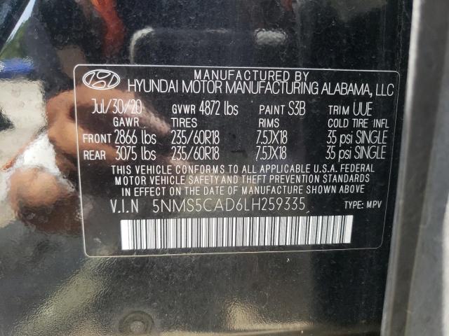 2020 HYUNDAI SANTA FE L 5NMS5CAD6LH259335