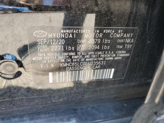 2020 HYUNDAI IONIQ SEL KMHC85LC0LU235631