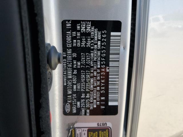 2015 KIA SORENTO LX 5XYKT3A65FG575265
