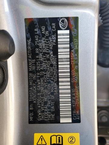 2017 LEXUS ES 350 - 58ABK1GG2HU039001