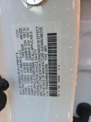 2022 HONDA CR-V EXL - 7FARW2H88NE002586