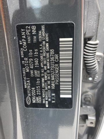 2025 HYUNDAI ELANTRA BL KMHLM4DJ7SU136788