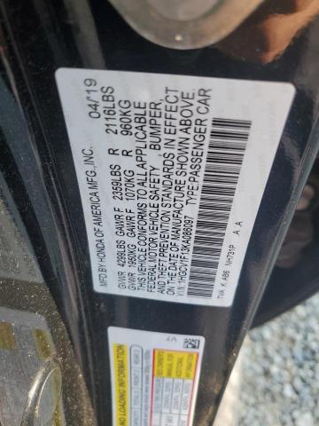 2019 HONDA ACCORD LX 1HGCV1F13KA086097