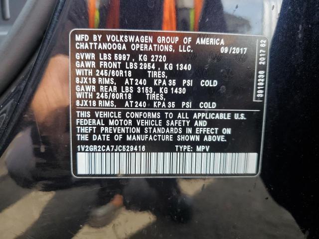 2018 VOLKSWAGEN ATLAS S 1V2GR2CA7JC529416