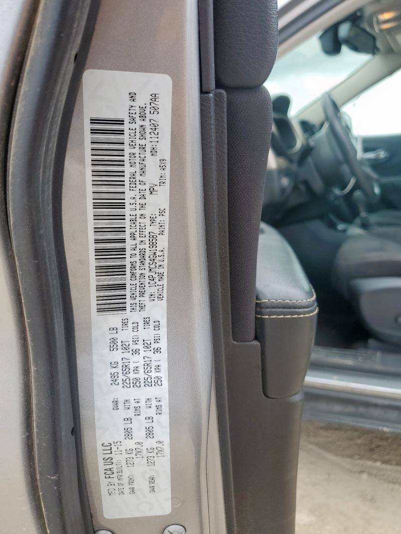2016 JEEP CHEROKEE L - 1C4PJMCS4GW198587
