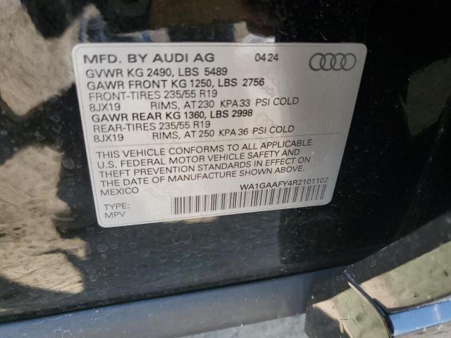 2024 AUDI Q5 PREMIUM WA1GAAFY4R2101102