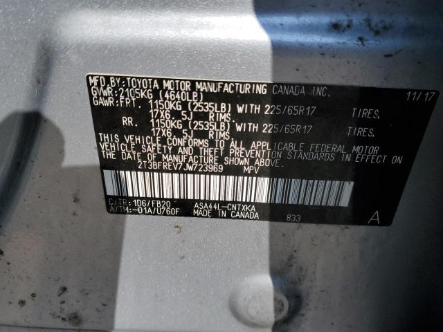 2018 TOYOTA RAV4 LE - 2T3BFREV7JW723969