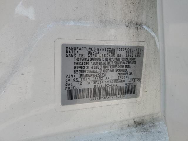 2015 NISSAN SENTRA S - 3N1AB7APXFY296200