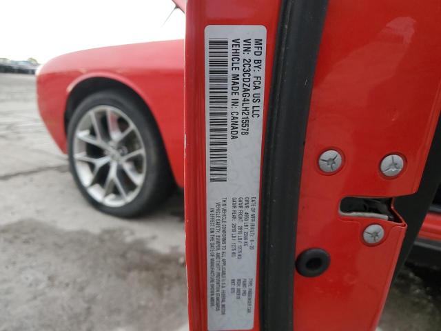 2020 DODGE CHALLENGER - 2C3CDZAG4LH215578