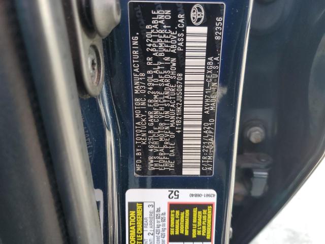 2018 TOYOTA CAMRY HYBR 4T1B21HK2JU506708