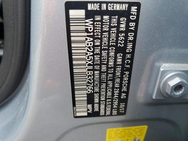 2018 PORSCHE MACAN S - WP1AB2A5XJLB32766
