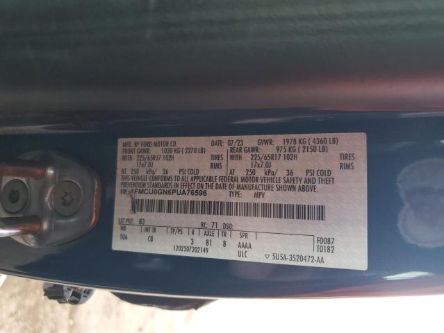 2023 FORD ESCAPE 1FMCU0GN6PUA76596