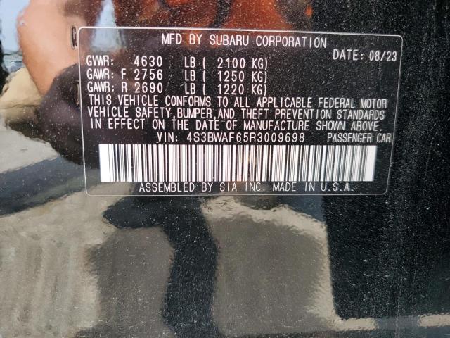 2024 SUBARU LEGACY PRE 4S3BWAF65R3009698