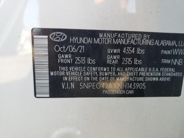 2022 HYUNDAI SONATA SE - 5NPEG4JAXNH143905