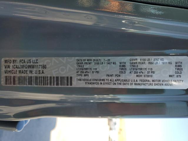 2022 JEEP WRANGLER U - 1C4JJXFG9NW117160