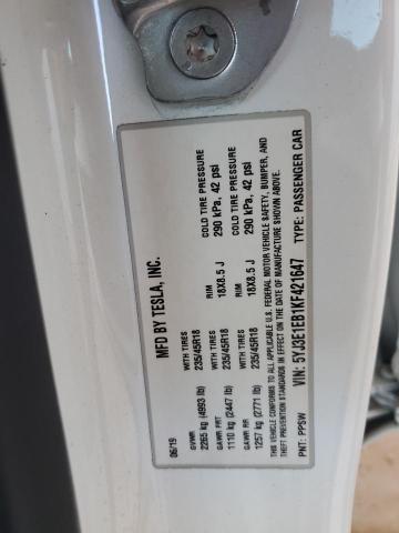 2019 TESLA MODEL 3 5YJ3E1EB1KF421647