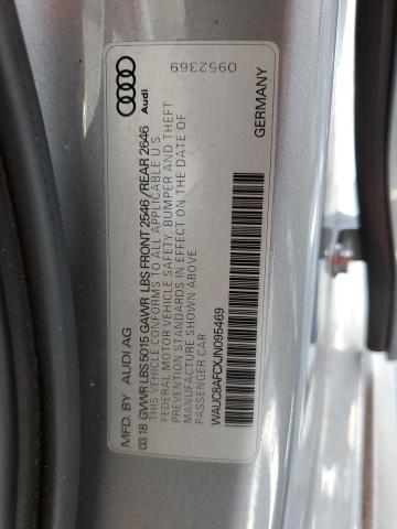 2018 AUDI A6 PREMIUM WAUC8AFCXJN095469