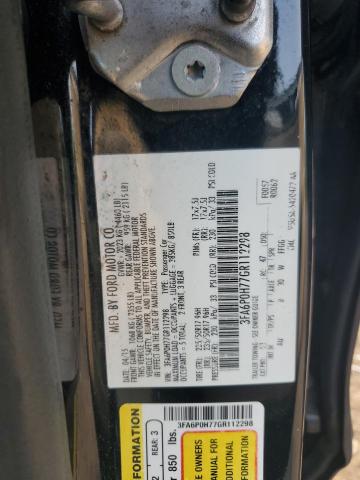 2016 FORD FUSION SE - 3FA6P0H77GR112298