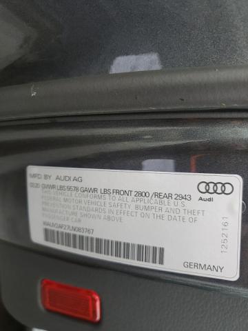 2020 AUDI A7 PRESTIG WAUV2AF27LN083767