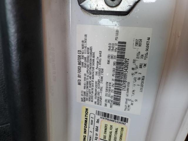 2015 FORD MUSTANG - 1FATP8UH9F5430392