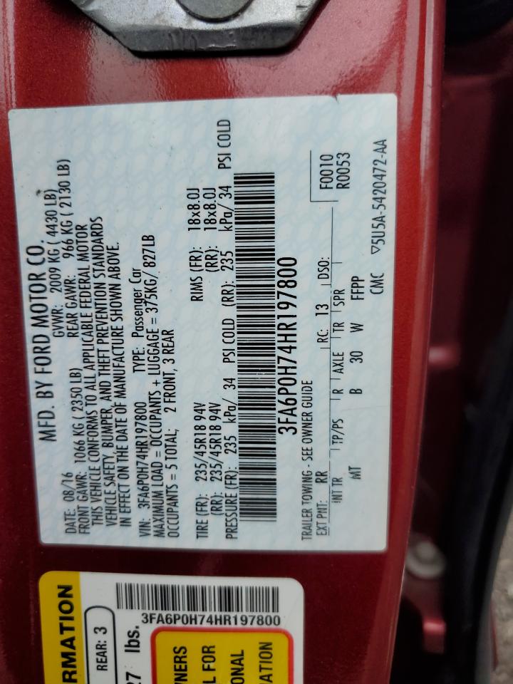 Ford Fusion se 2017