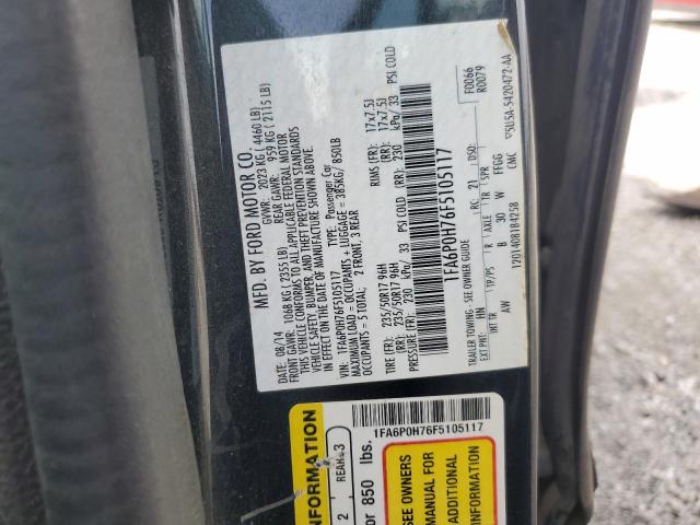 2015 FORD FUSION 1FA6P0H76F5105117