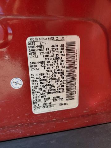 2017 NISSAN ROGUE S - JN8AT2MT2HW394240